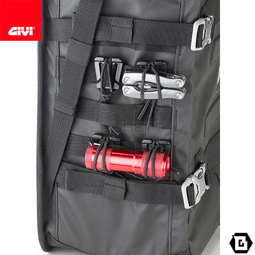 GIVI GRT709 防水サイドバッグ 取付ベース付き 70L（片側35L）容量  ブラック