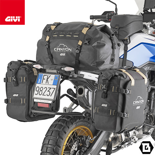 GIVI GRT712C CANYON 防水カーゴバッグ シートバッグ 40L容量 ブラック