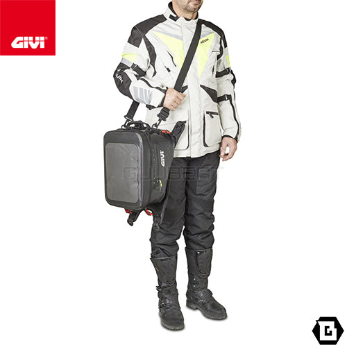 GIVI GRT715 タンクバッグ 防水 ストラップベルト固定 20L容量 ブラック