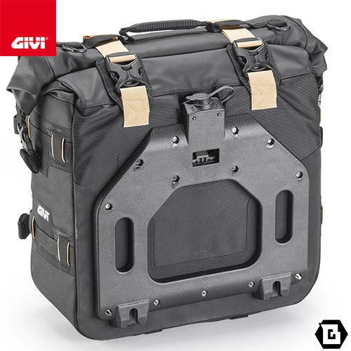 GIVI GRT720B CANYON サイドバッグ・シートバッグ MONOKEY ( モノキー ) 50L容量 ( 片側25L )  左右セット ブラック