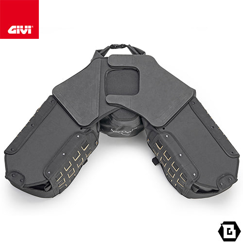 GIVI GRT721B CANYON モジュラー積載システム 防水サイドバッグ 2点 防水リアバッグ 1点 付属 ブラック