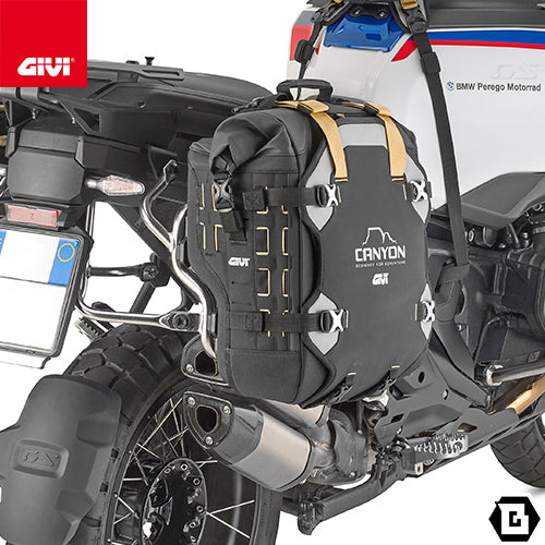GIVI GRT727 サイドバッグ 右側専用 MONOKEY CAM-SIDE対応 CANYON コンター形状 PLOS_CAM対応 オフロード向け