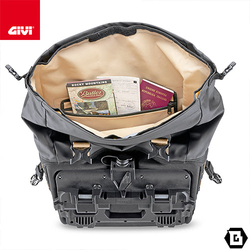 GIVI GRT727 サイドバッグ 右側専用 MONOKEY CAM-SIDE対応 CANYON コンター形状 PLOS_CAM対応 オフロード向け