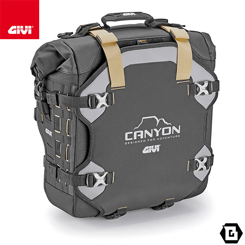 GIVI GRT727 サイドバッグ 右側専用 MONOKEY CAM-SIDE対応 CANYON コンター形状 PLOS_CAM対応 オフロード向け
