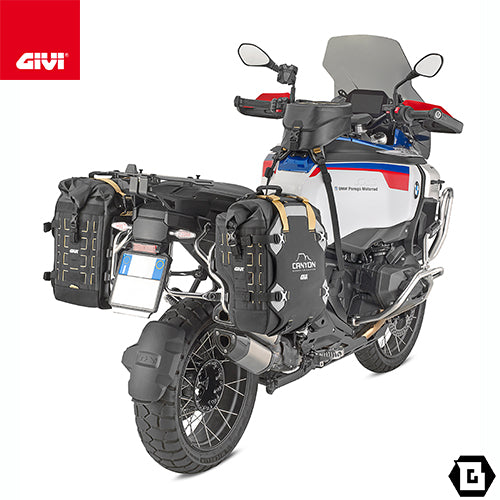 GIVI GRT727 サイドバッグ 右側専用 MONOKEY CAM-SIDE対応 CANYON コンター形状 PLOS_CAM対応 オフロード向け