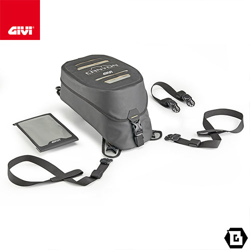 GIVI GRT728 CANYON タンクバッグ 防水 ストラップベルト固定 10L容量 ブラック