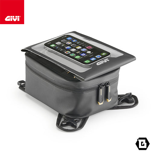 GIVI GRT729 CANYON タンクバッグ 防水 ストラップベルト固定 3L容量 ブラック