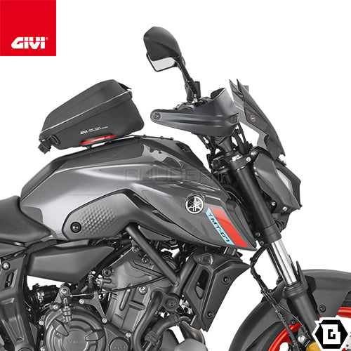 GIVI HP2115B ハンドガード（ブラック）ナックルガード 防風ハンドプロテクター｜YAMAHA MT-09 / MT-07 / XSR 700 対応