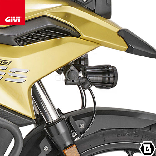 GIVI LS5127 フォグランプ取付キット S310 / S322 / 汎用 フォグランプ対応／BMW F 850 GS / BMW F 800 GS / BMW F 750 GS専用