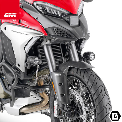 GIVI LS7413 フォグランプ取付キット S310 / S322 / 汎用 フォグランプ対応／DUCATI ムルティストラーダ V4 / DUCATI ムルティストラーダ V4S専用