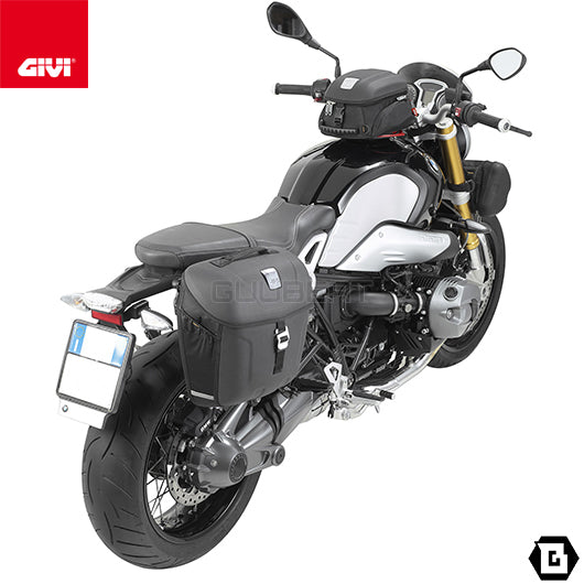 GIVI MT501S サイドバッグ MULTI LOCK ( マルチロック ) サイドバッグ 片側 シングル ブラック／TRIUMPH ボンネビル T120 / TRIUMPH ストリートツイン 900 / ROYAL ENFIELD メテオ 350 / HONDA レブル500他専用