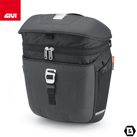 GIVI MT501S サイドバッグ MULTI LOCK ( マルチロック ) サイドバッグ 片側 シングル ブラック／TRIUMPH ボンネビル T120 / TRIUMPH ストリートツイン 900 / ROYAL ENFIELD メテオ 350 / HONDA レブル500他専用