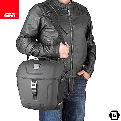 GIVI MT501S サイドバッグ MULTI LOCK ( マルチロック ) サイドバッグ 片側 シングル ブラック／TRIUMPH ボンネビル T120 / TRIUMPH ストリートツイン 900 / ROYAL ENFIELD メテオ 350 / HONDA レブル500他専用