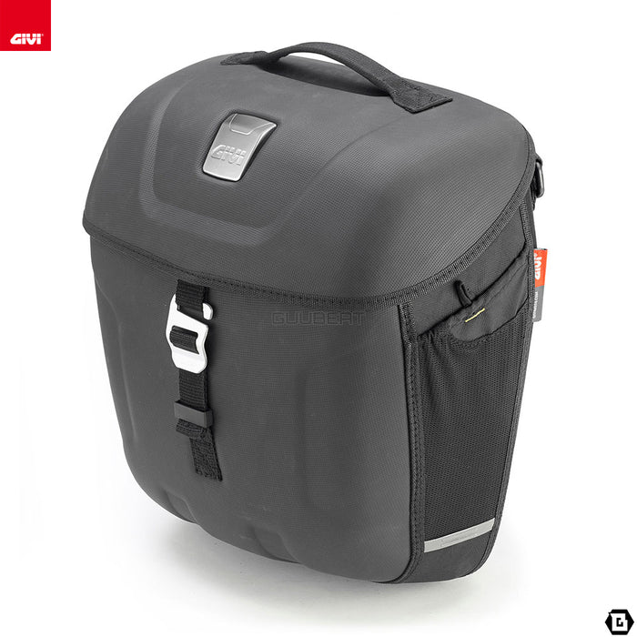 GIVI MT501S サイドバッグ MULTI LOCK ( マルチロック ) サイドバッグ 片側 シングル ブラック／TRIUMPH ボンネビル T120 / TRIUMPH ストリートツイン 900 / ROYAL ENFIELD メテオ 350 / HONDA レブル500他専用