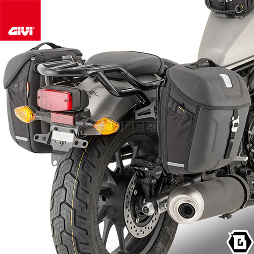 GIVI MT501 サイドバッグ MULTI LOCK ( マルチロック ) サイドバッグ 左右ペア ブラック／TRIUMPH ボンネビル T120 / TRIUMPH ストリートツイン 900 / ROYAL ENFIELD メテオ 350 / HONDA レブル500他専用