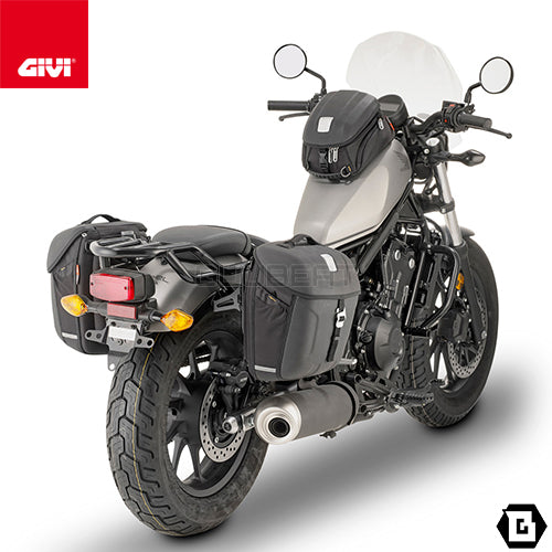 GIVI MT501 サイドバッグ MULTI LOCK ( マルチロック ) サイドバッグ 左右ペア ブラック／TRIUMPH ボンネビル T120 / TRIUMPH ストリートツイン 900 / ROYAL ENFIELD メテオ 350 / HONDA レブル500他専用