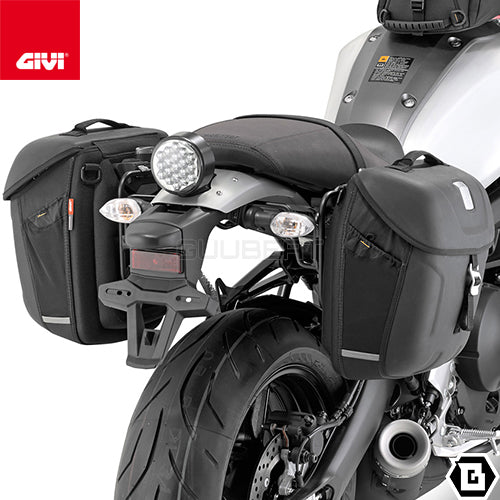 GIVI MT501 サイドバッグ MULTI LOCK ( マルチロック ) サイドバッグ 左右ペア ブラック／TRIUMPH ボンネビル T120 / TRIUMPH ストリートツイン 900 / ROYAL ENFIELD メテオ 350 / HONDA レブル500他専用