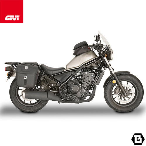 GIVI MT501 サイドバッグ MULTI LOCK ( マルチロック ) サイドバッグ 左右ペア ブラック／TRIUMPH ボンネビル T120 / TRIUMPH ストリートツイン 900 / ROYAL ENFIELD メテオ 350 / HONDA レブル500他専用