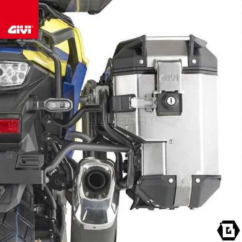 GIVI OBKE3733APACK2 サイドケース アルミニウム製 左側37L容量 右側33L容量 Trekker Outback EVO アルミニウム／HONDA CRF1100L アフリカツイン / HONDA CRF1100L アフリカツインADVSPORTS / HONDA CRF1100L アフリカツインADVSPORTS / HONDA CRF1100L アフリカツイン他専用