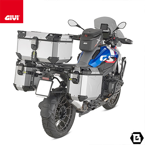 GIVI OBKEV37AAL TREKKER OUTBACK EVO SMART アルミニウム製 サイドケース 左側 MONOKEY CAM-SIDEタイプ 37L容量