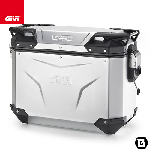 GIVI OBKEV37AAL TREKKER OUTBACK EVO SMART アルミニウム製 サイドケース 左側 MONOKEY CAM-SIDEタイプ 37L容量