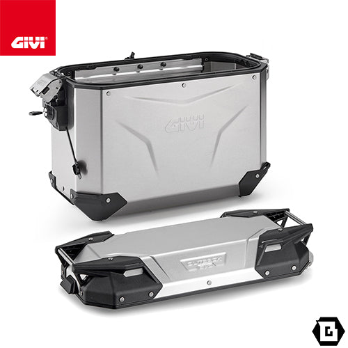 GIVI OBKEV37AL TREKKER OUTBACK EVO SMART アルミニウム製 サイドケース 左側 MONOKEY CAM-SIDEタイプ 37L容量