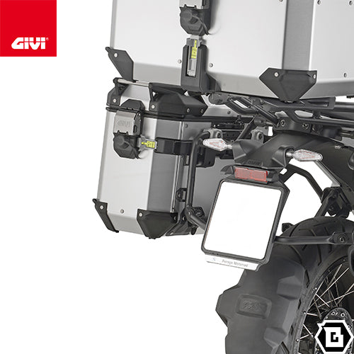 GIVI OBKEV37AL TREKKER OUTBACK EVO SMART アルミニウム製 サイドケース 左側 MONOKEY CAM-SIDEタイプ 37L容量