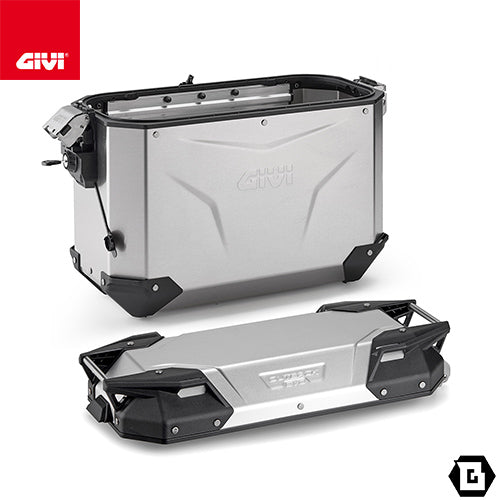 GIVI OBKEV37AR TREKKER OUTBACK EVO SMART アルミニウム製 サイドケース 右側 MONOKEY CAM-SIDEタイプ 37L容量