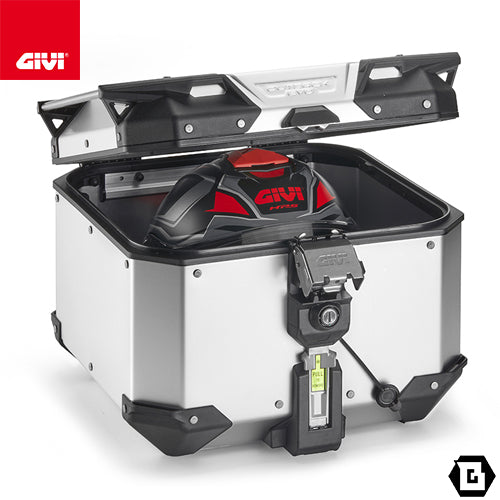 GIVI OBKEV42AA Trekker Outback EVO SMART トップケース 42L アルマイトアルミ MONOKEY 防水 アルミケース
