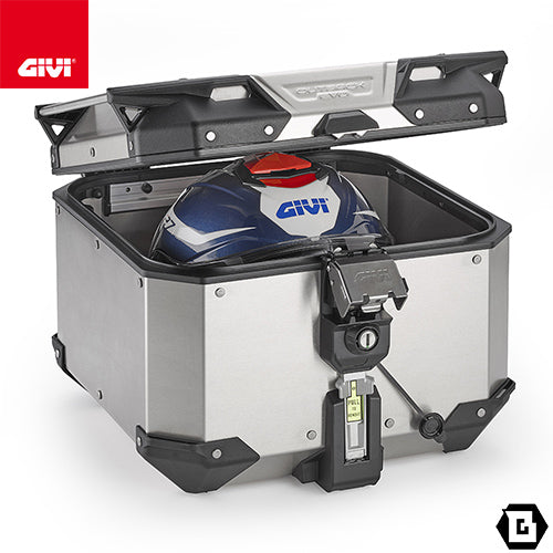 GIVI OBKEV42A Trekker Outback EVO SMART トップケース 42L ナチュラルアルミ MONOKEY 防水 アルミケース