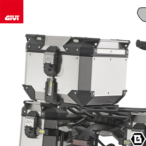 GIVI OBKEV42A Trekker Outback EVO SMART トップケース 42L ナチュラルアルミ MONOKEY 防水 アルミケース