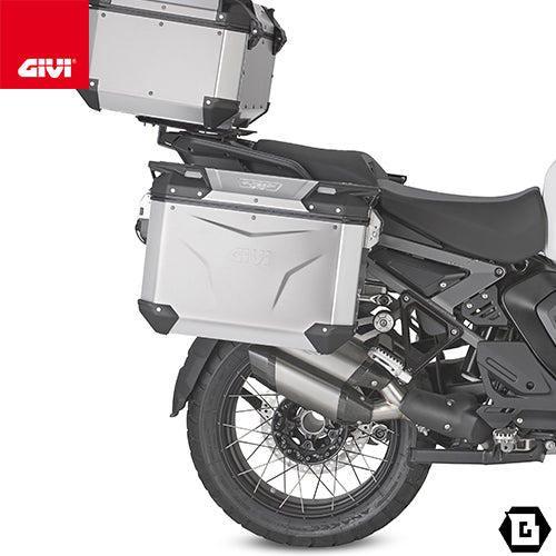 GIVI OBKEVS33AR サイドケース 33L 右側専用 TREKKER OUTBACK EVO SMART ナチュラルアルミ MONOKEY CAM-SIDE PLOS_CAM対応