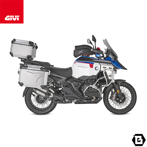 GIVI OBKEVS33AR サイドケース 33L 右側専用 TREKKER OUTBACK EVO SMART ナチュラルアルミ MONOKEY CAM-SIDE PLOS_CAM対応