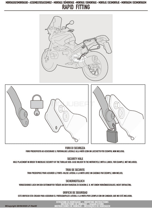 GIVI PL2148 サイドケースホルダー MONOKEY ( モノキー ) 用 ／ YAMAHA トレーサー 700 GT / YAMAHA トレーサー 700専用