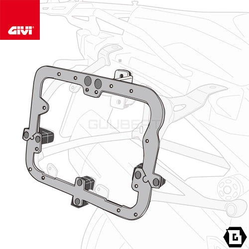 GIVI PL5112 サイドケースホルダー MONOKEY ( モノキー ) 用／BMW R 1250 GS ADVENTURE専用