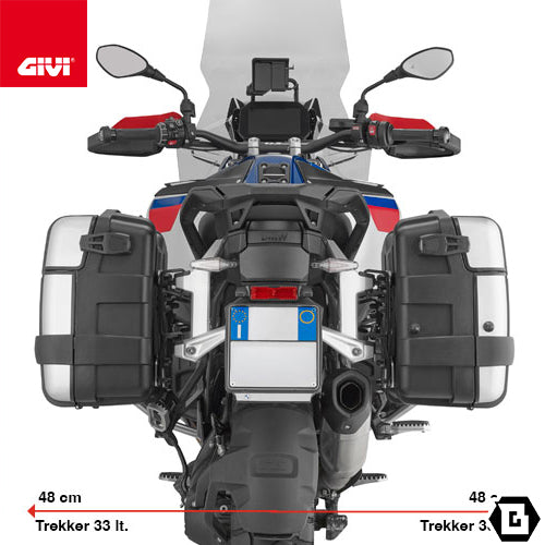 GIVI PL5146 サイドケースホルダー MONOKEY ( モノキー ) 用 BMW純正パニアホルダー専用｜BMW R 1300 GS ADVENTURE 対応