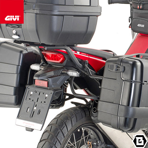 GIVI PLO1179N サイドケースホルダー トレッカーアウトバック・モノキー対応 PL ONE-FIT／HONDA CRF1100L アフリカツイン専用