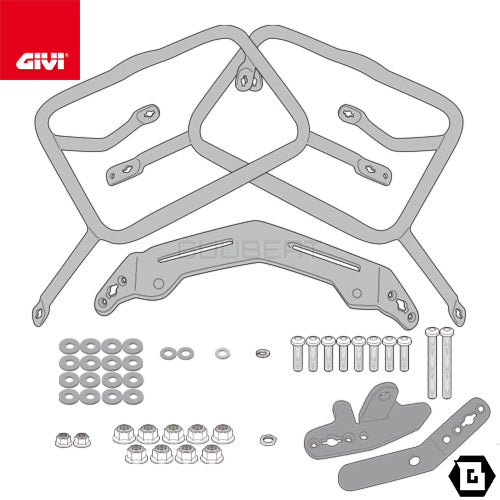 GIVI PLO1192MK サイドケースホルダー MONOKEY ( モノキー ) 用 PL ONE-FIT／HONDA NC750X専用