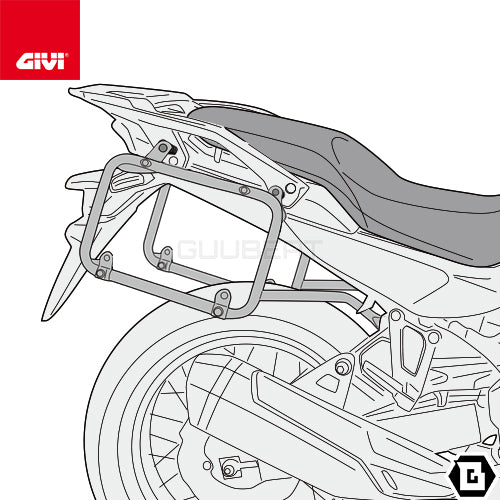 GIVI PLO1201CAM サイドケースホルダー TREKKER OUTBACK MONOKEY CAM-SIDE用 PL ONE-FIT／HONDA XL750 トランザルプ専用