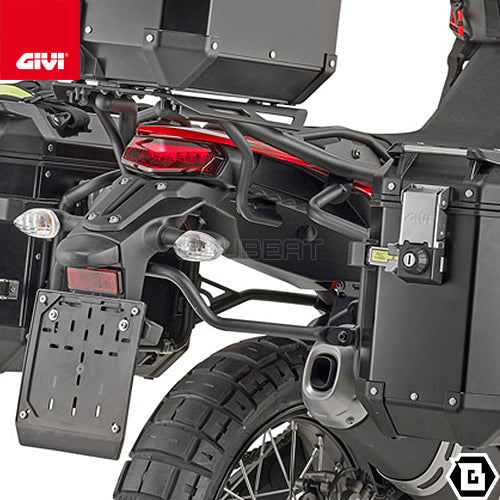 GIVI PLO2145N サイドケースホルダー トレッカーアウトバック・モノキー対応 PL ONE-FIT／YAMAHA テネレ 700専用