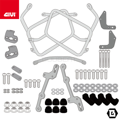 GIVI PLO2159CAM サイドケースホルダー TREKKER OUTBACK MONOKEY CAM-SIDE用 PL ONE-FIT／YAMAHA トレーサー 9 / YAMAHA トレーサー 9 GT / YAMAHA トレーサー 9 GT プラス専用