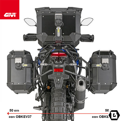 GIVI PLO2174CAM サイドケースホルダー TREKKER OUTBACK用 MONOKEY CAM-SIDE｜YAMAHA テネレ 700 ラリー / テネレ 700 / テネレ 700 ワールドレイド 対応