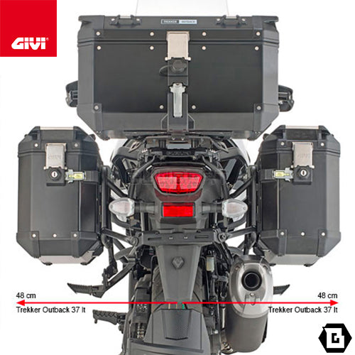 GIVI PLO3118CAM サイドケースホルダー TREKKER OUTBACK MONOKEY CAM-SIDE用 PL ONE-FIT／SUZUKI Vストローム 1050他専用