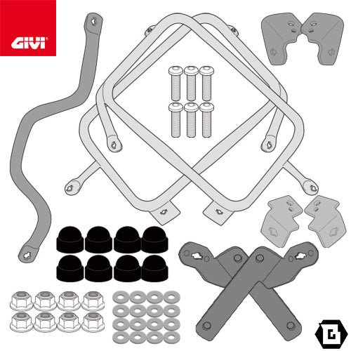 GIVI PLO5146CAM サイドケースホルダー TREKKER OUTBACK MONOKEY CAM-SIDE用 PL ONE-FIT／BMW R 1300 GS ADVENTURE専用