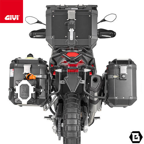 GIVI PLO6710CAM サイドケースホルダー TREKKER OUTBACK MONOKEY CAM-SIDE用 PL ONE-FIT／APRILIA トゥアレグ 660 ラリー専用