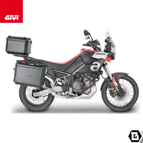 GIVI PLO6710CAM サイドケースホルダー TREKKER OUTBACK MONOKEY CAM-SIDE用 PL ONE-FIT／APRILIA トゥアレグ 660 ラリー専用