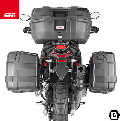 GIVI PLO6710MK サイドケースホルダー MONOKEY ( モノキー ) 用 PL ONE-FIT／APRILIA トゥアレグ 660 ラリー他専用