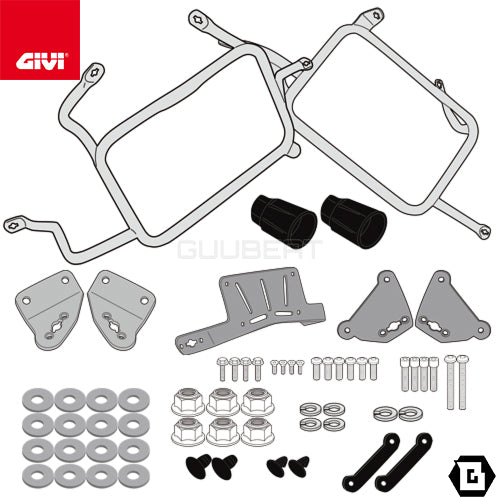 GIVI PLO7713MK サイドケースホルダー MONOKEY ( モノキー ) 用 PL ONE-FIT／KTM 1290 スーパーアドベンチャー R専用