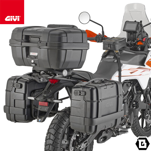 GIVI PLO7718MK サイドケースホルダー MONOKEY（モノキー）用 PL ONE-FIT｜KTM 390 アドベンチャー R / 390 アドベンチャー X 対応
