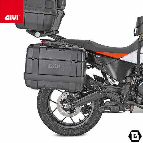 GIVI PLO7718MK サイドケースホルダー MONOKEY（モノキー）用 PL ONE-FIT｜KTM 390 アドベンチャー R / 390 アドベンチャー X 対応